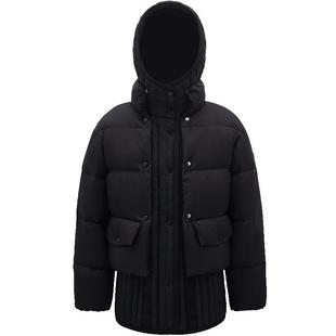 【设计师联名】LINC金羽杰鹅绒服短款羽绒服女新款轻体羽绒服冬季