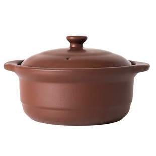 紫砂砂锅煲家用煲仔饭炖锅燃气灶煤气灶专用小沙锅耐高温干烧不裂