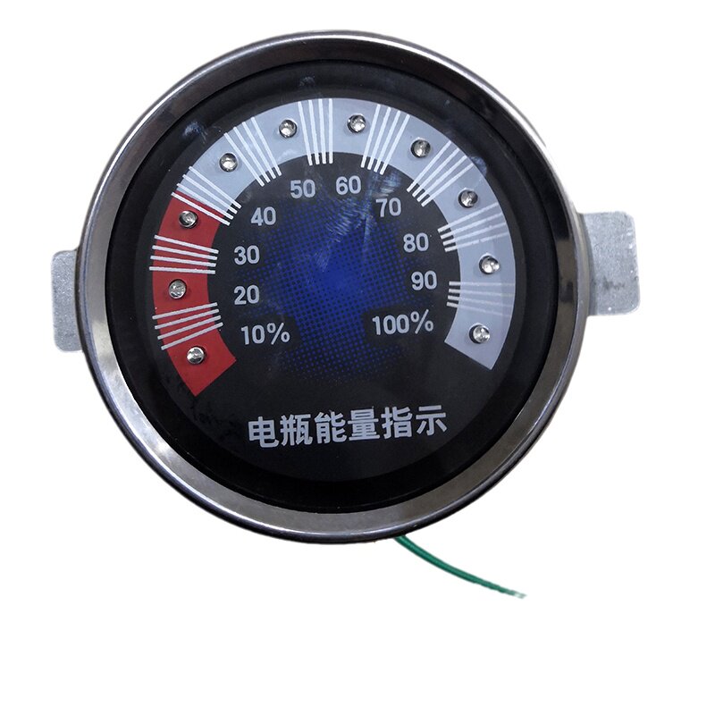 工地电动车电量表48V60V72电瓶三轮车手推车灰斗车电压电量显示器