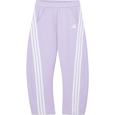 阿迪达斯大童针阔腿运动长裤织
