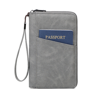 复古高级护照包大容量旅行随身护照证件卡包多卡位护照机票夹收纳