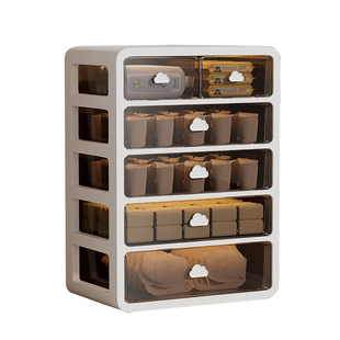 内衣内裤收纳盒抽屉式内衣柜分层收纳箱装袜子三合一整理神器格子