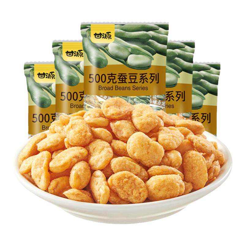 蚕豆酱汁牛肉味蟹黄味坚果豆类