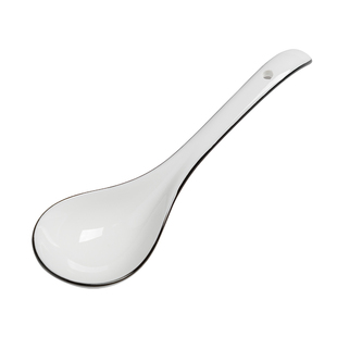 包邮陶瓷特大号长柄汤勺家用砂锅勺餐厅火锅汤锅大汤勺子盛粥汤匙