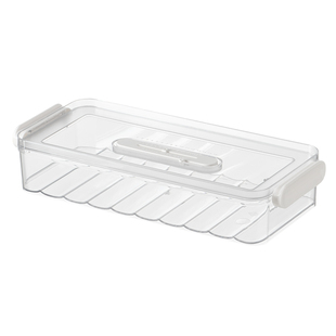 懒角落饺子收纳盒冰箱专用冷冻保鲜盒窄缝食品级馄饨水饺速冻分装