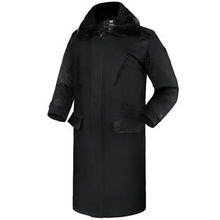 新款军大大衣男东北棉袄冬季防水防风劳保保安作训大衣防寒服加厚