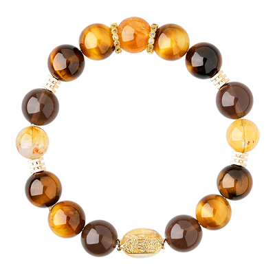 普陀山金霸大水晶佛珠手链纳福