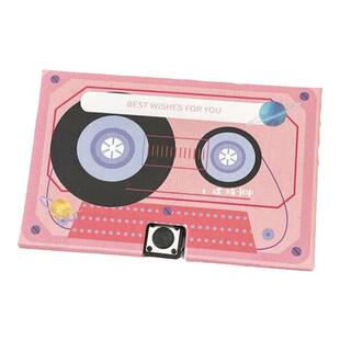 七夕情人节生日礼物可录音卡带磁带留声贺卡的diy表白有声小卡片