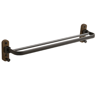 岸卫毛巾架卫生间免打孔毛巾挂架浴室凉毛巾杆单杆挂毛巾的架子