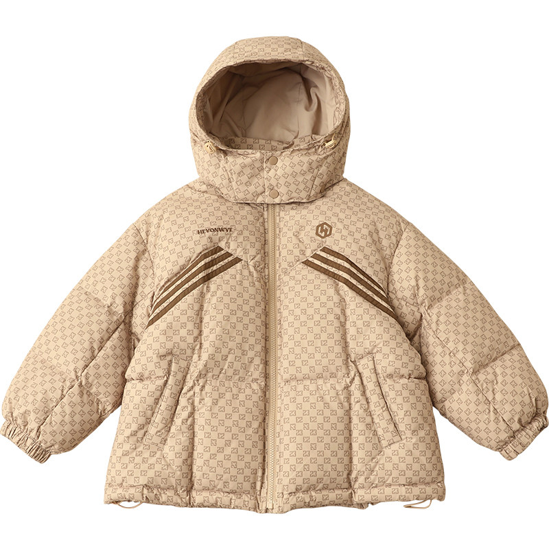 儿童羽绒服女童2025冬季新款男童羽绒服中长款加厚中大童亲子4981