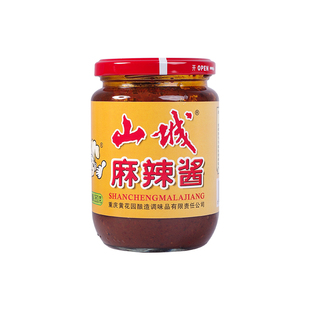 重庆山城牌麻辣酱360g下饭酱拌饭酱 炒菜调味拌面香辣酱 川味
