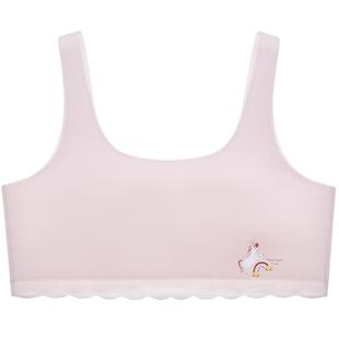 2件曼妮芬女童小学生背心一阶舒适无痕莫代尔儿童发育期少女内衣