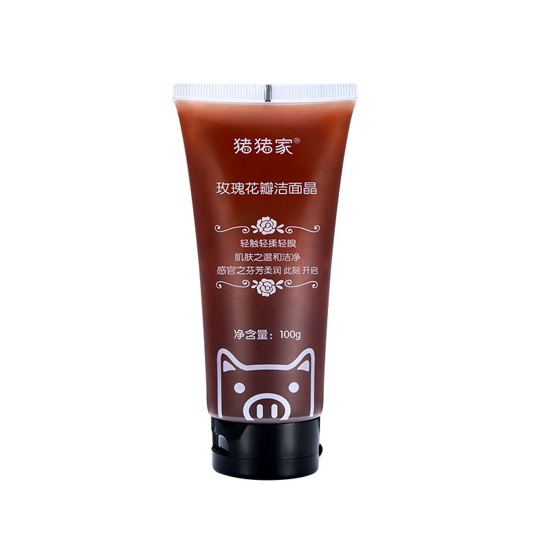 玫瑰花瓣洗面奶洁面晶深层清洁不洁面