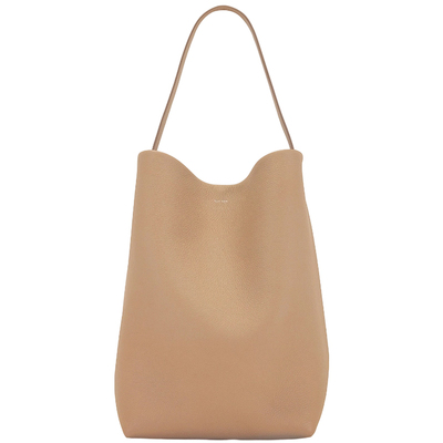 The Row 包袋大容量通勤风托特包粒面小牛皮水桶包REVOLVE新款