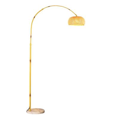 侘寂风新中式复古客厅茶室落地灯