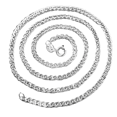 肖邦链铂金pt锁骨项链男女毛衣链