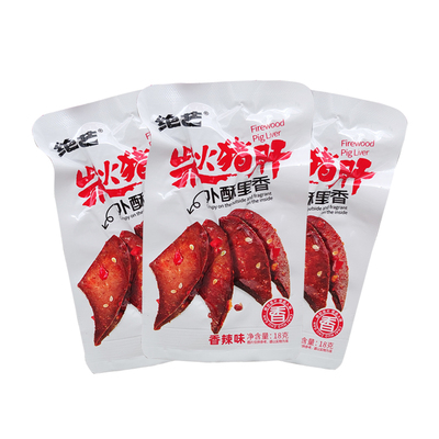 绝艺柴火猪肝即食香辣味18g