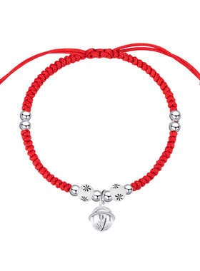 情侣925未镶嵌ins风铃铛会响