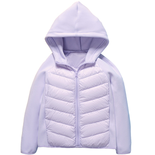 雅鹿亲子装儿童轻薄羽绒服男童女童宝宝2025新款洋气秋冬薄款外套