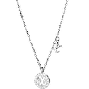 925纯银字母项链2026新款爆款闺蜜女生高级感轻奢小众精致h锁骨链