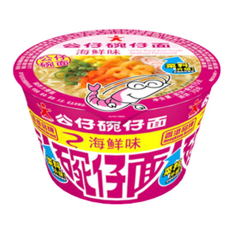 公仔面珠海海鲜味大碗装