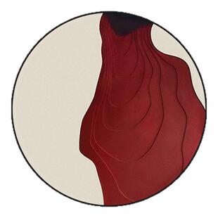 赤潮隐现侘寂风玄关客厅沙发背景墙艺术挂画卧室砂岩雕刻装置画