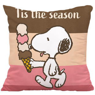 史努比抱枕套时尚卡通汽车载沙发床头午休枕头靠垫被子两用snoopy