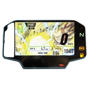 适用川崎ZX-4R 4RR Ninja650彩色印花仪表膜显示屏幕保护贴纸拉花