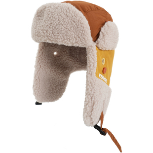 卡蒙新款帽子儿童雷锋帽男女加厚保暖户外滑雪防风防寒护耳帽棉帽