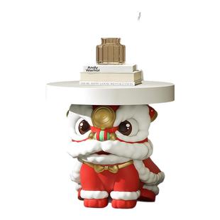 醒狮舞狮落地摆件商场新店开业礼物客厅沙发旁边置物茶几乔迁礼品