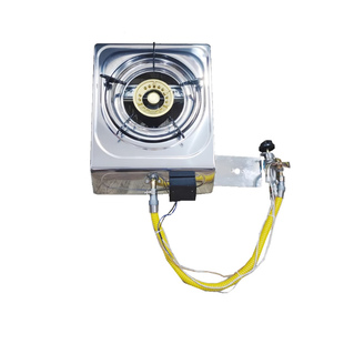 火锅店火锅桌专用燃气灶具天然气液化气外打火熄火保护报警装置灶