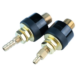 氩弧焊机水电气电一体接头等离子切割机割枪焊枪出气接头配件M16