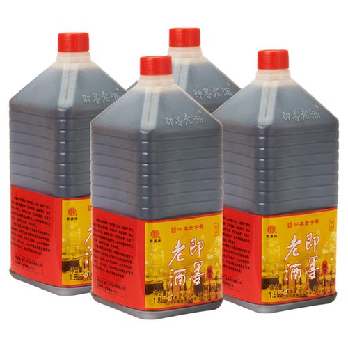 即墨老酒半甜型1.8Lx4大桶装黄酒整箱实惠装