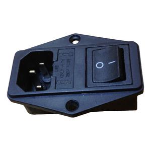 台湾原装电源插座 三合一带大开关 保险 插座一体AC插座