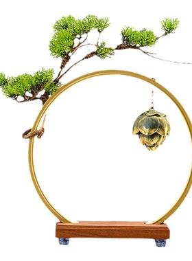 白酒红酒展示架洋酒葡萄酒创意LED发光灯圈新中式展示台展会摆件