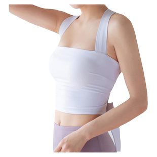 绑带运动内衣女美背防震外穿健身背心套装吊带专业瑜伽文胸带胸垫