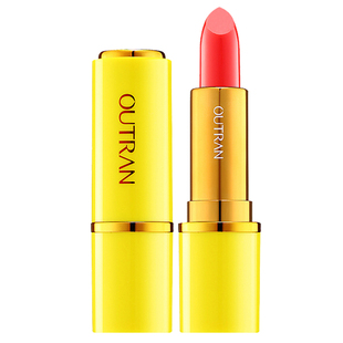 OUTRAN/欧特兰红胡萝卜素凝养温变唇膏口红保湿滋润修复淡色淡妆