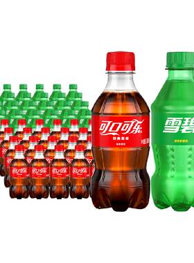 可口可乐+雪碧饮料300ml*48瓶