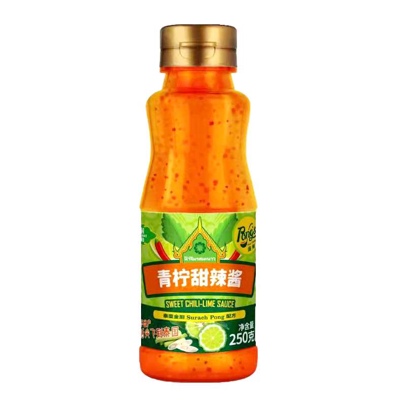 庞师牌青柠甜辣酱250克泰式酸酱类调料