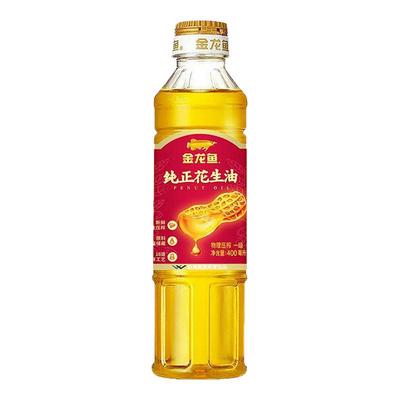 金龙鱼纯正压榨花生油400ml