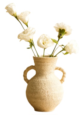 小花瓶高级感复古侘寂风陶瓷