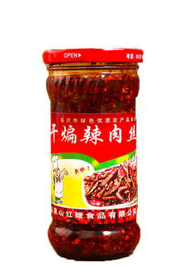 金嫂干煸辣肉丝拌面酱辣椒酱