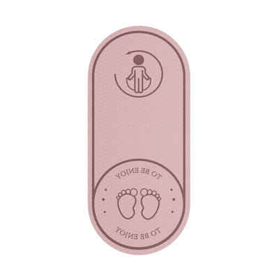 加厚跳绳减震垫瑜伽垫椭圆地垫家用室内静音防滑健身隔音运动专业