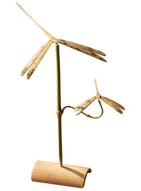 掬涵平衡竹蜻蜓解压桌面装饰摆件