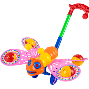 儿童手推飞机学步推推乐玩具宝宝1岁2一推着走的学步车小推车婴儿