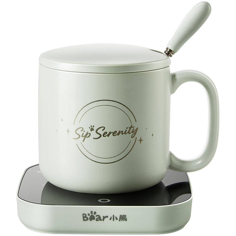 小熊加热杯垫55度恒温暖杯垫热牛奶神器保温杯垫加热底座暖菜板
