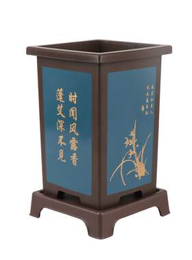 树脂兰花盆桌面盆景盆
