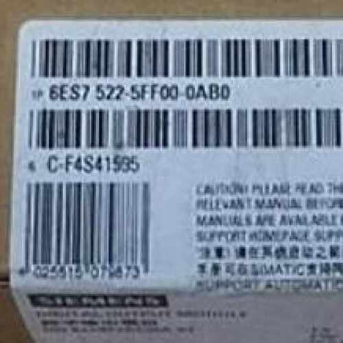 议价西门子6ES7522-5FF00-0AB0 S7-1500输出模块PLC 6ES75225FF00