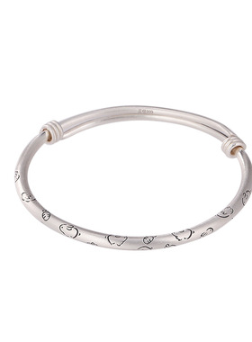 999纯银萝卜兔子手镯女