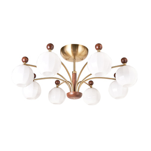 【新品】德国柏曼中古风客厅吊灯2026新款餐厅全光谱护眼灯具复古